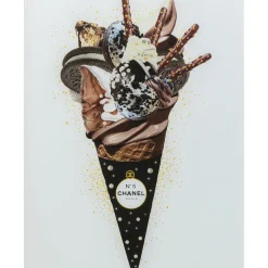 Tableau En Verre Rich Ice Cream 60X80Cm