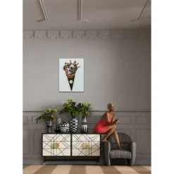 Tableau En Verre Rich Ice Cream 60X80Cm