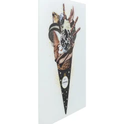Tableau En Verre Rich Ice Cream 60X80Cm