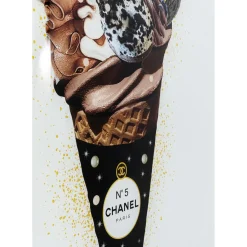 Tableau En Verre Rich Ice Cream 60X80Cm