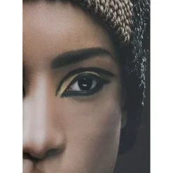 Tableau En Verre Royal Headdress Face 100X150Cm