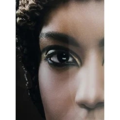 Tableau En Verre Royal Headdress Face 100X150Cm