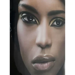 Tableau En Verre Royal Headdress Face 100X150Cm