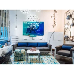 Tableau En Verre Swimming Elephant 180X120