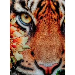 Tableau En Verre Tiger On Hunt 150X100Cm