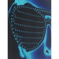 Tableau En Verre Tough Girl Girl 120X120Cm45Cm
