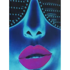 Tableau En Verre Tough Girl Girl 120X120Cm45Cm