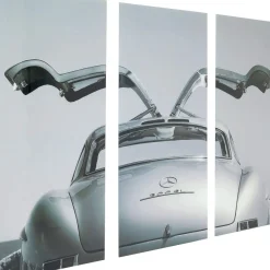 Tableau En Verre Triptychon Oldtimer Back 240X160C