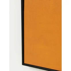 Tableau Encadre Abstract Shapes Jaune 113X113Cm