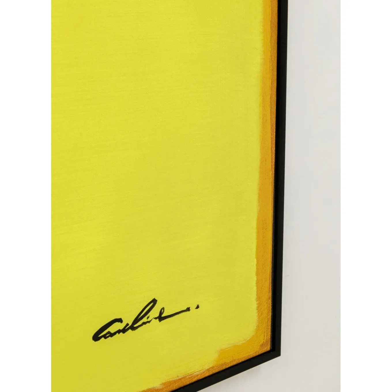 Tableau Encadre Abstract Shapes Jaune 113X113Cm