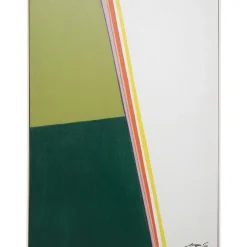 Tableau Encadre Abstract Shapes Khaki 73X103Cm