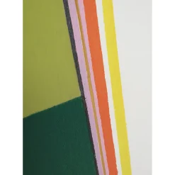 Tableau Encadre Abstract Shapes Khaki 73X103Cm