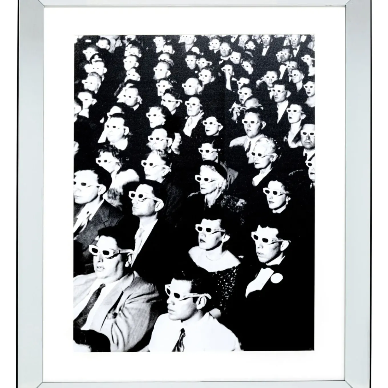 Tableau Encadre Audience 85X105Cm