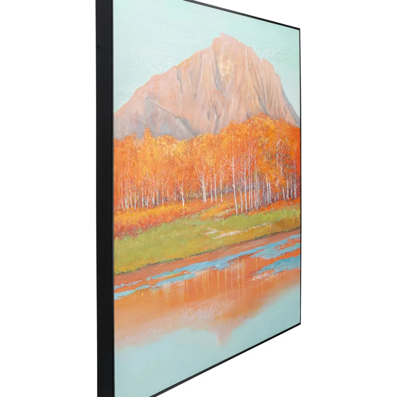 Tableau Encadre Autumnal 120X120Cm