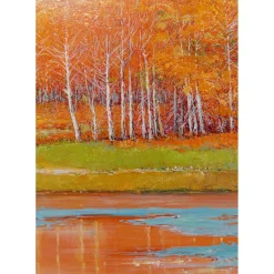 Tableau Encadre Autumnal 120X120Cm