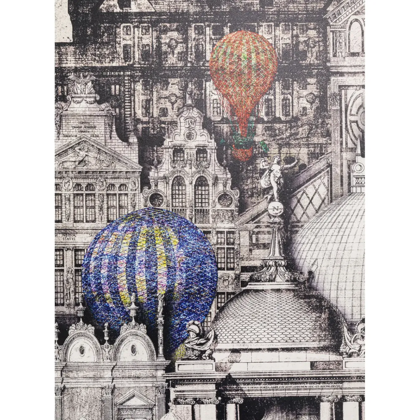 Tableau Encadre Balloons 110X174Cm