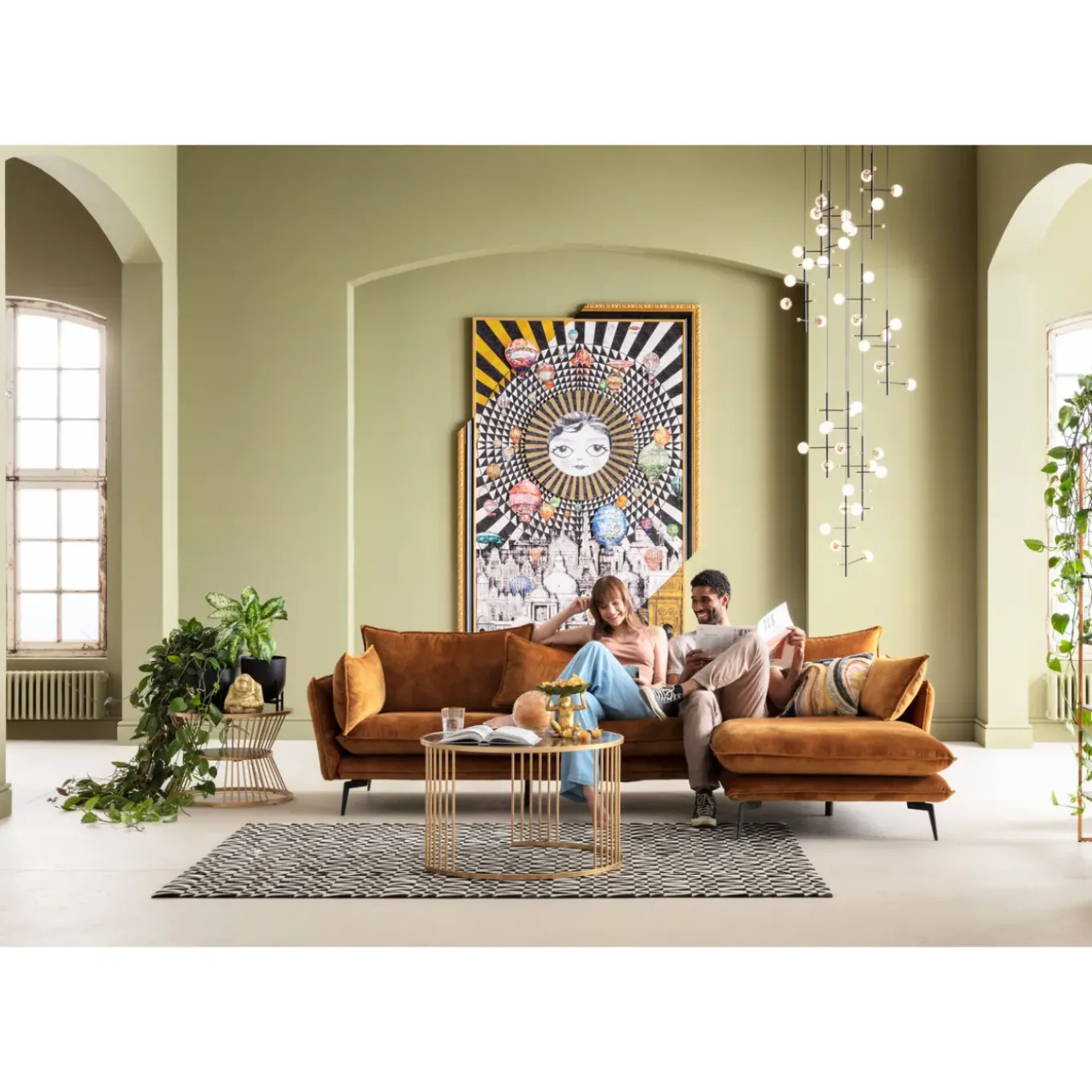 Tableau Encadre Balloons 160X260Cm