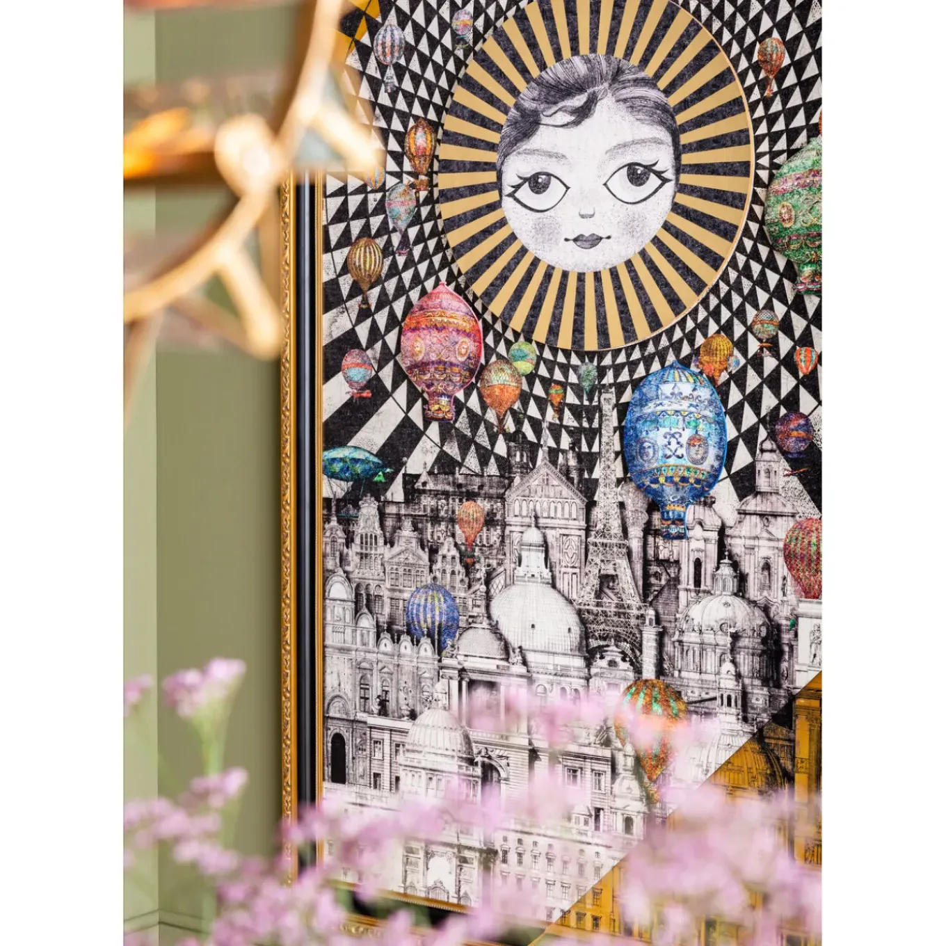 Tableau Encadre Balloons 160X260Cm