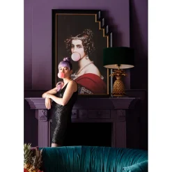 Tableau Encadre Bubble Gum 80X120Cm