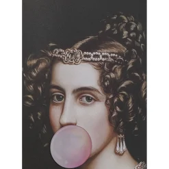 Tableau Encadre Bubble Gum 80X120Cm