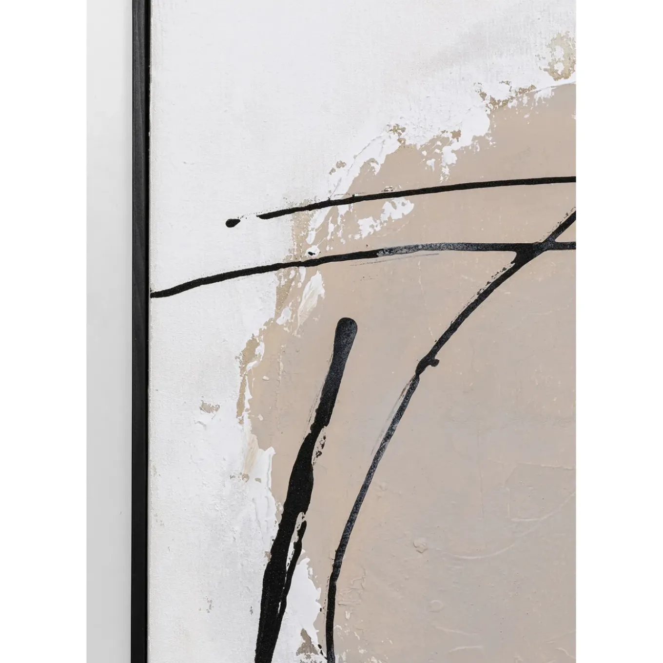 Tableau Encadre Dust Gris 100X100Cm