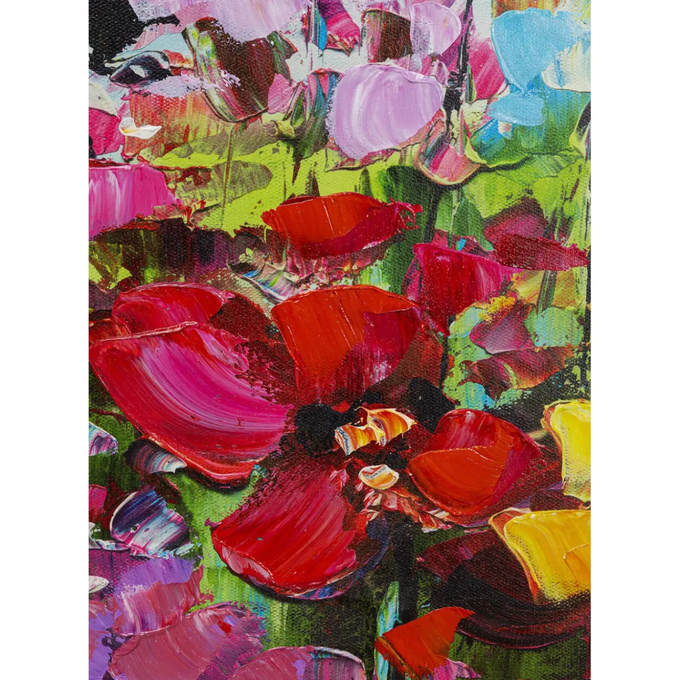 Tableau Encadre Flowery Meadow 100X100Cm