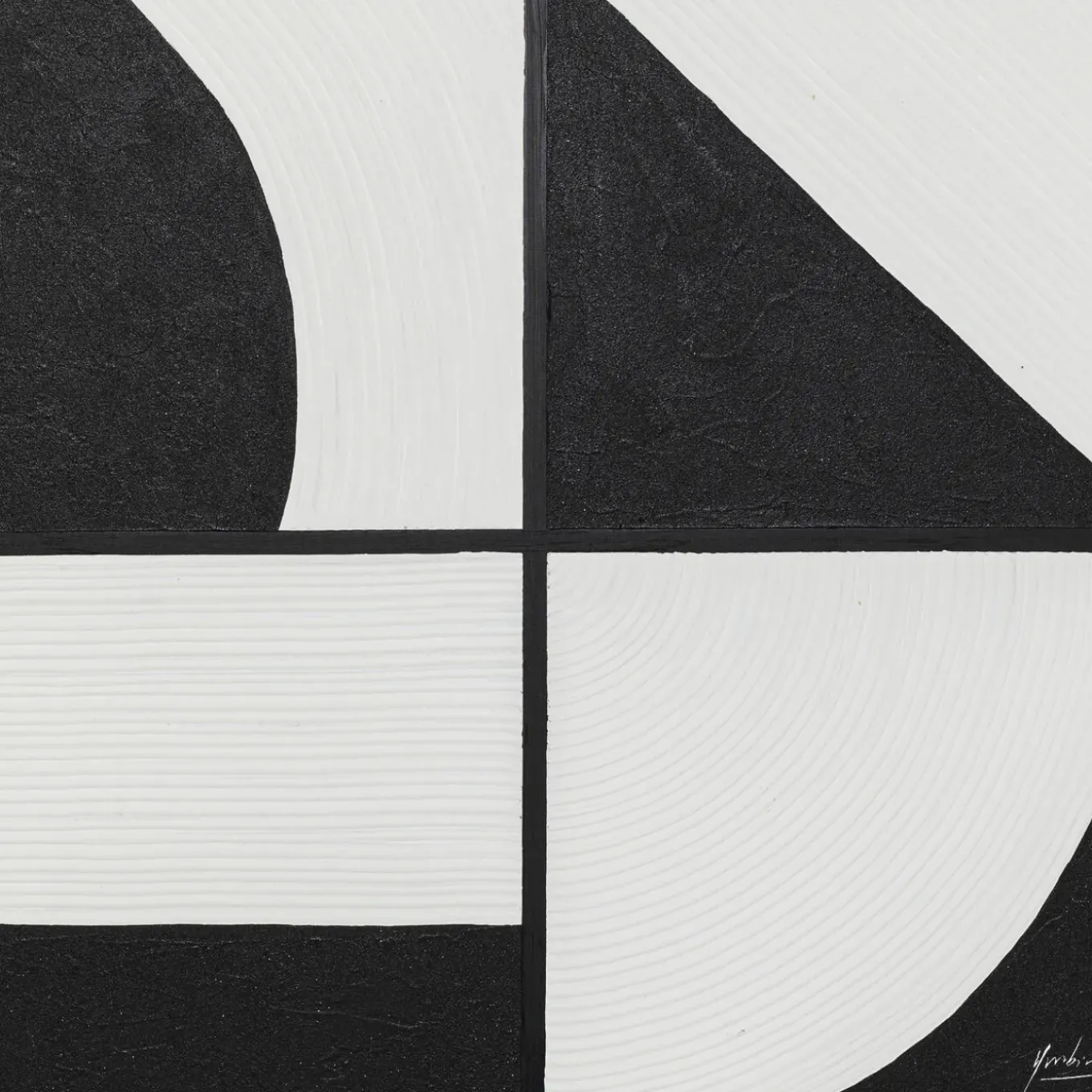 Tableau Encadre Modulo 100X100Cm