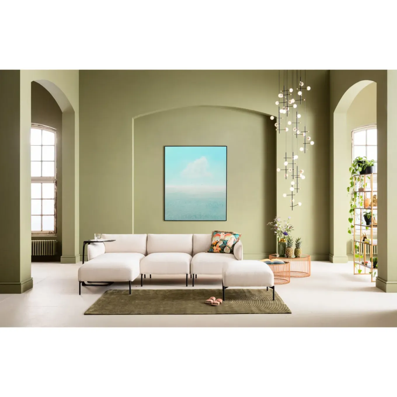 Tableau Encadre Ocean View 100X120Cm