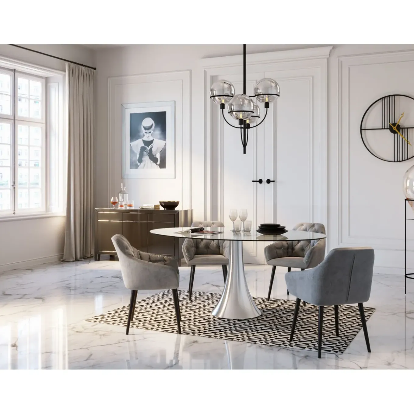 Tableau Encadre Reading Beauty 105X85Cm
