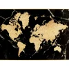 Tableau Encadre World Map 150X100Cm
