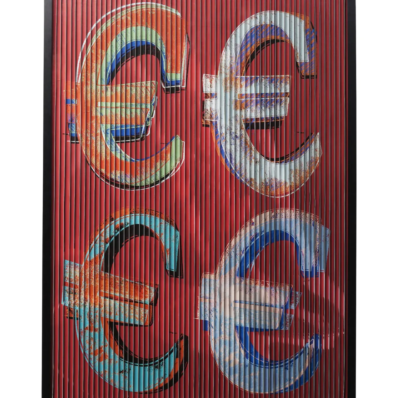 Tableau Frame Art 3D Euro 118X83Cm