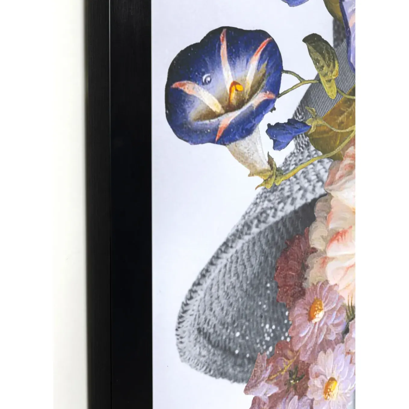 Tableau Frame Flower Lady Pastel 117X154Cm