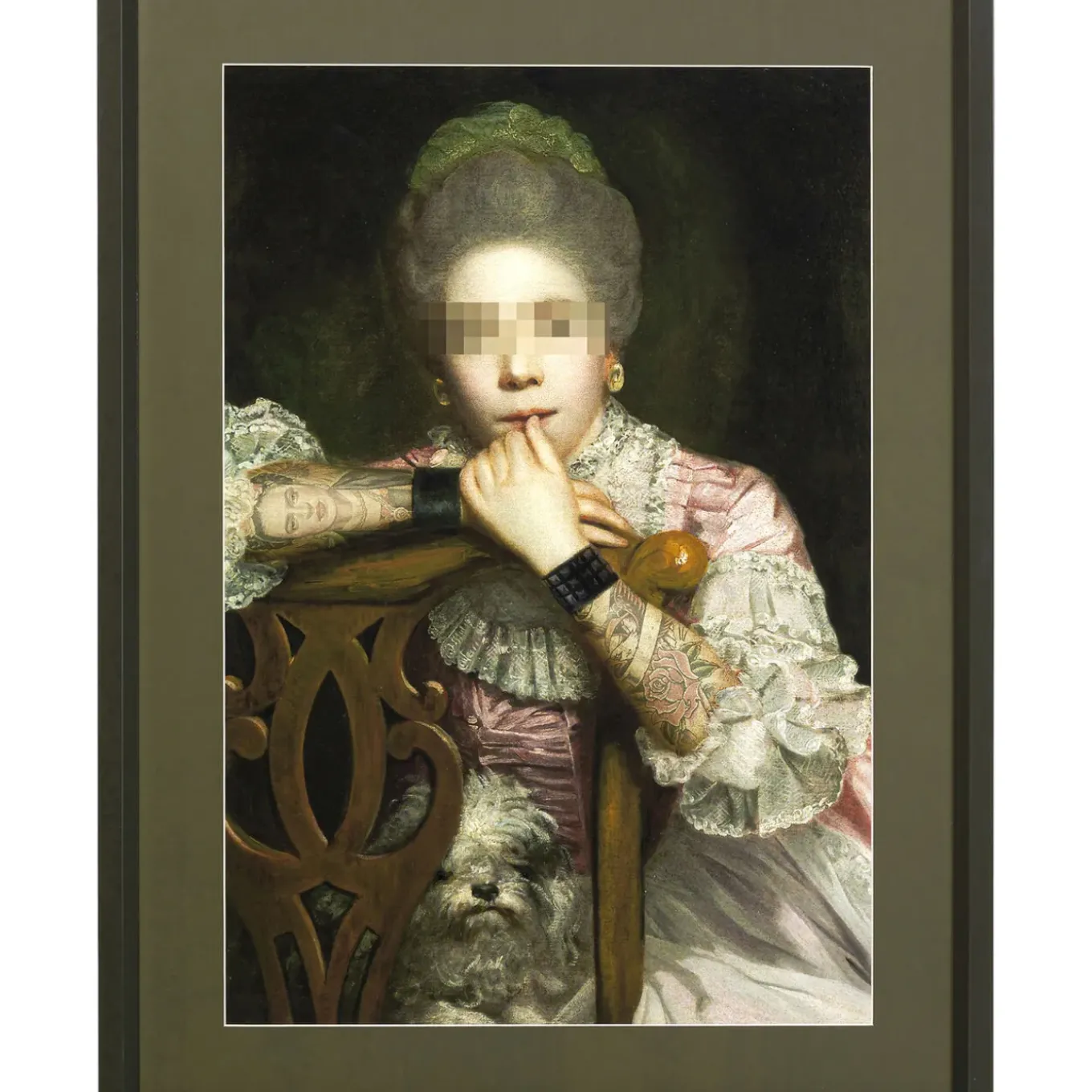 Tableau Frame Incognito Sitting Countess 82X112Cm