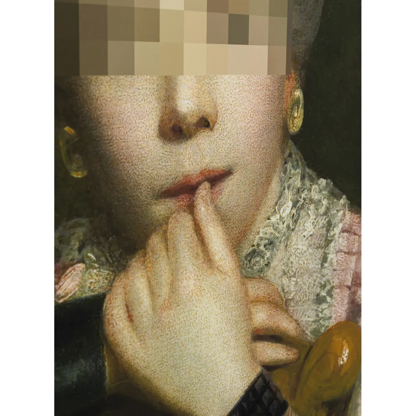 Tableau Frame Incognito Sitting Countess 82X112Cm