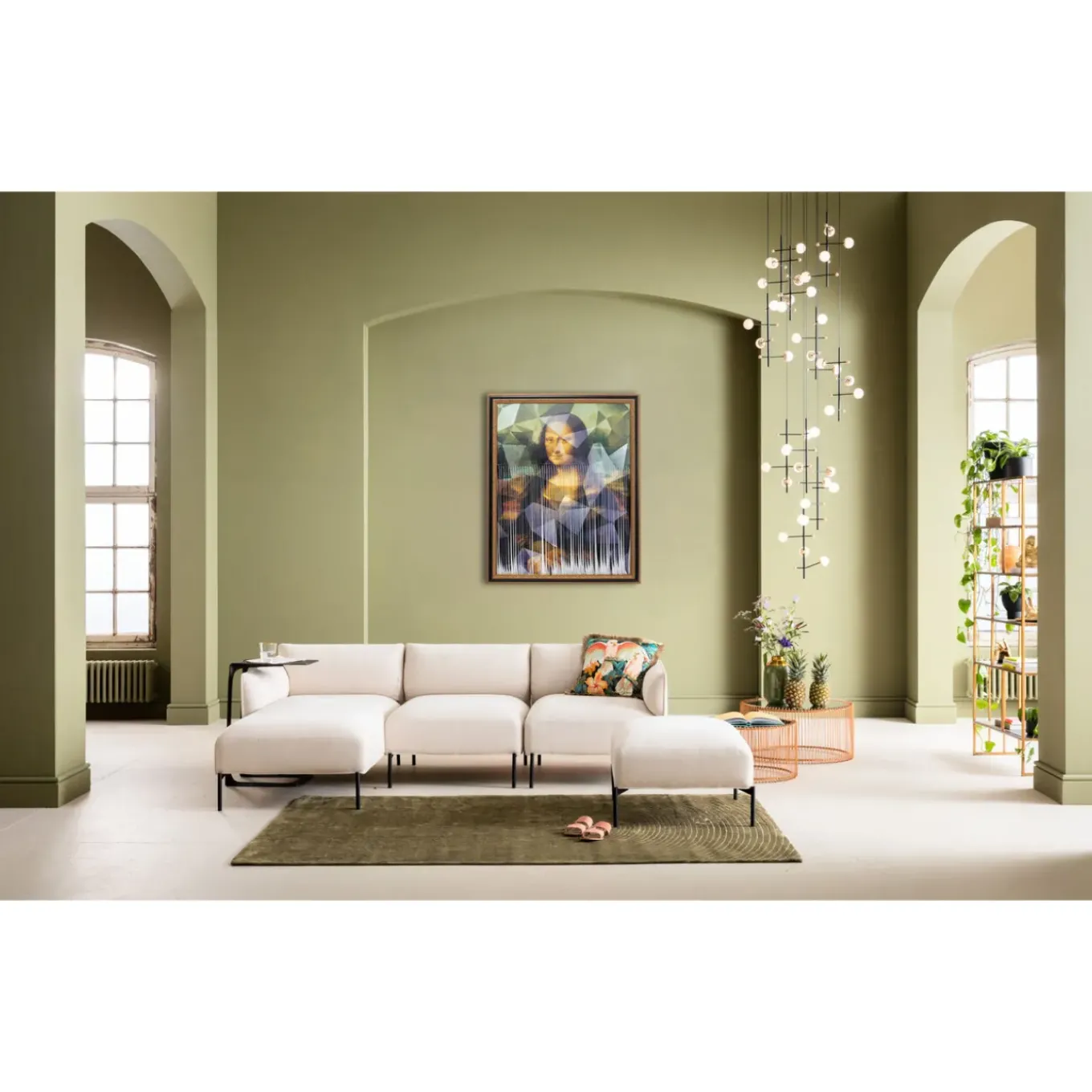 Tableau Frame Mademoiselle Lisa 130X163Cm
