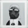 Tableau Frame Mirror Designer Dog 60X60Cm