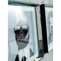 Tableau Frame Mirror Designer Dog 60X60Cm