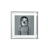 Tableau Frame Mirror King Dog 60X60Cm