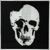Tableau Frame Mirror Skull 100X100Cm