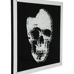 Tableau Frame Mirror Skull 100X100Cm
