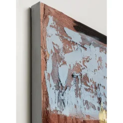 Tableau Sur Toile Art Splash Orange 90X120Cm