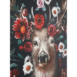 Tableau Sur Toile Deer In Flower 90X140Cm