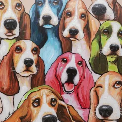 Tableau Sur Toile Doggy Eye S 100X100Cm