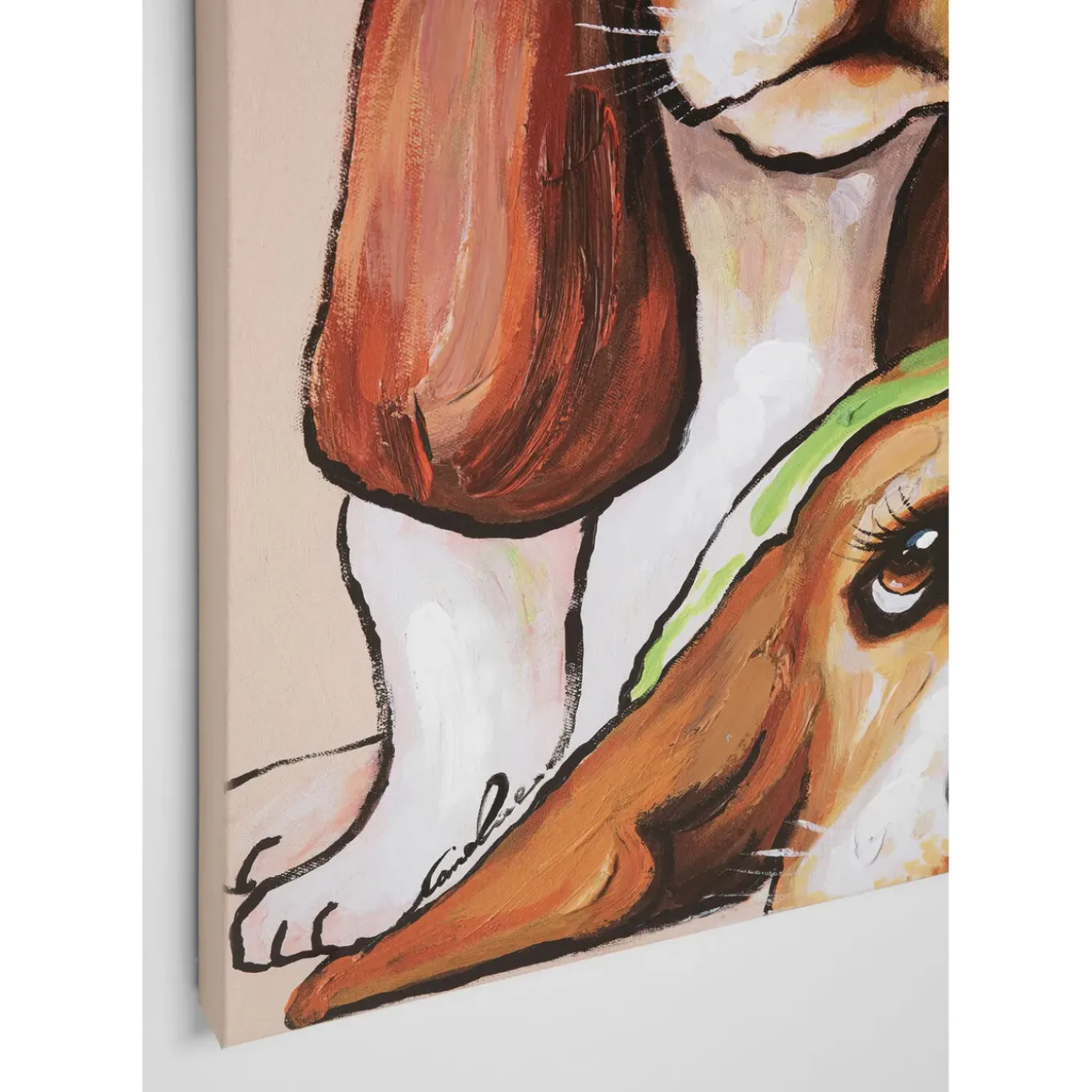 Tableau Sur Toile Doggy Eye S 100X100Cm