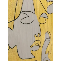 Tableau Sur Toile Faces 70X100Cm