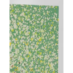 Tableau Sur Toile Flower Boat Vert Jaune 80X100Cm