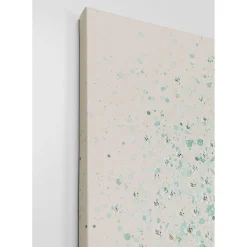 Tableau Sur Toile Flower Boat Beige Vert 120X160Cm