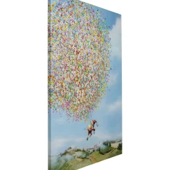 Tableau Sur Toile Flying Elephant In Day 80X100Cm
