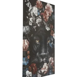 Tableau Sur Toile Night Leo In Flower 90X140Cm