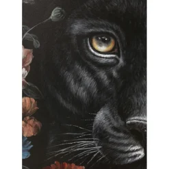 Tableau Sur Toile Night Leo In Flower 90X140Cm